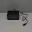 MeplLivs Dynamics Flame Fireplace Electric Wax Melt Warmer PTC Heating Plate Monochromatic Wax Burner Fragrance Wax Warmer for Home Office Gifts & Decor(Black)