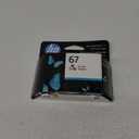 HP 67 Tri-color Ink Cartridge | Works with HP DeskJet 1255, 2700, 4100 Series, HP ENVY 6000, 6400 Series | Eligible for Instant Ink | 3YM55AN