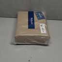 Bedsure 100% Washed Cotton Duvet Cover Oversized King - Light Brown Minimalist Cotton Duvet Cover for All Seasons - GentleSoft Plain Simple Bedding, 3 Pieces (Light Brown, Oversized King, 120"x98")