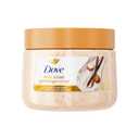 Dove Vanilla Sugar & Shea Butter Body Scrub Exfoliates and Deeply Nourishes for Smooth, Radiant Skin 15 oz