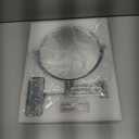 Wall Mounted Makeup Mirror, 1x/10x Double-Side Magnifying Mirror 8 Inch Vanity Mirror, 360 Extendable Arm Wall Mirror, Bathroom Mirror for Makeup or Shaving Nickel (Brush Nickel-no Lights)