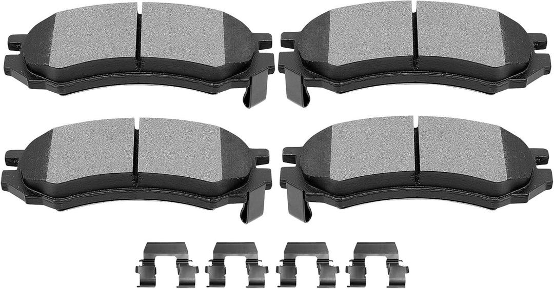 SCITOO D507 Front Ceramic Brake Pads Sets Fit For Saturn SC / SC1 / SC2,For Saturn SL 1991-2002,For Saturn SL1 1991-2002,For Saturn SL2 1991-2002,For Saturn SW1 1993-1999,For Saturn SW2 1993-2001
