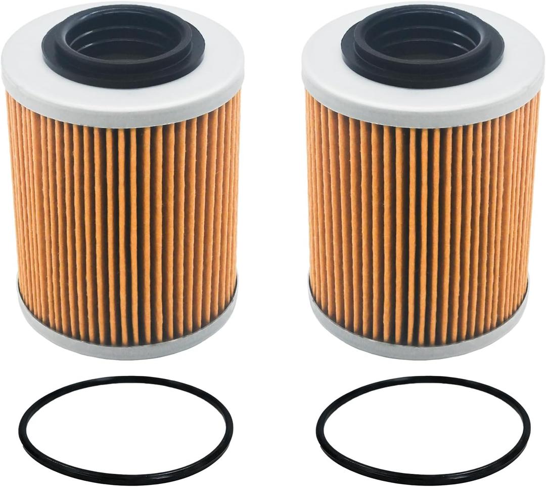 420956123 Maverick X3 Oil Filter Replacement for Can Am 1000R Max | Turbo R RR Sport 1000 Sea Doo Skidoo Spark 900 Outlander 500 570 650 800 850 #420956120 420256188 with O-Rings Pack of 2