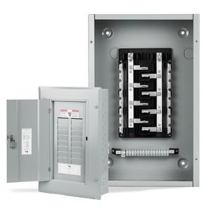THQL Circuit BreakerPanels,16-Space, 125A Circuit Breaker Distribution Box, 120V/240V Circuit Breaker Electrical Enclosure,Indoor Main Lug Load Center
