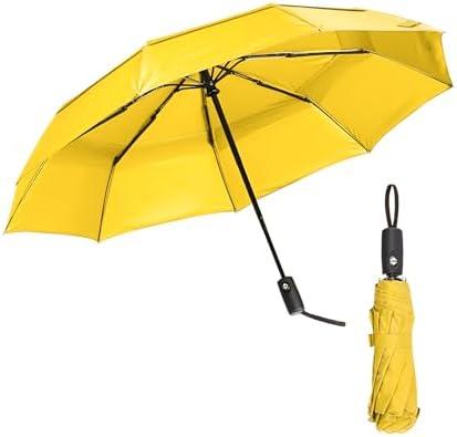 Mr. Pen- Windproof Travel Umbrella, Small Water-Resistant Automatic Folding Umbrella for Rain and Sun, Light, Compact and Portable for Women & Men, Fits Car & Backpack Yellow