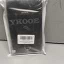 Ykooe Holster Compatible with Galaxy Ultra S25 S24 S23 S22 S21 S20 A17 A16 A15 A26 A36 A56 Nylon Cell Phone Belt Holder Pouch with Magnetic Closure for Men (Fits Protective Cover on), Black -XL