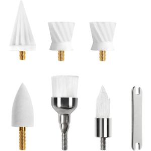 Replacement Heads for Tooth Polisher, Teeth Tartar Remover Accessories, 6 Varied Brush Heads Replacement Heads Kit