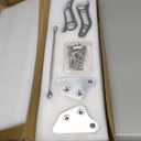 TOFR Aluminum Forward Controls Foot Pegs for Harley Dyna Street Bob FXDB 2006-2017 Super Glide FXD FXDC FXDX Low Rider FXDL 2000-2017 (Polished Silver)