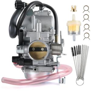 KLF 300 Carburetor Compatitable with Kawasaki Bayou KLF3001986-1987 KLF300A 1988-2005 KLF300B, 1989-2005 KLF300C ATV Carb with Cleaning Tools