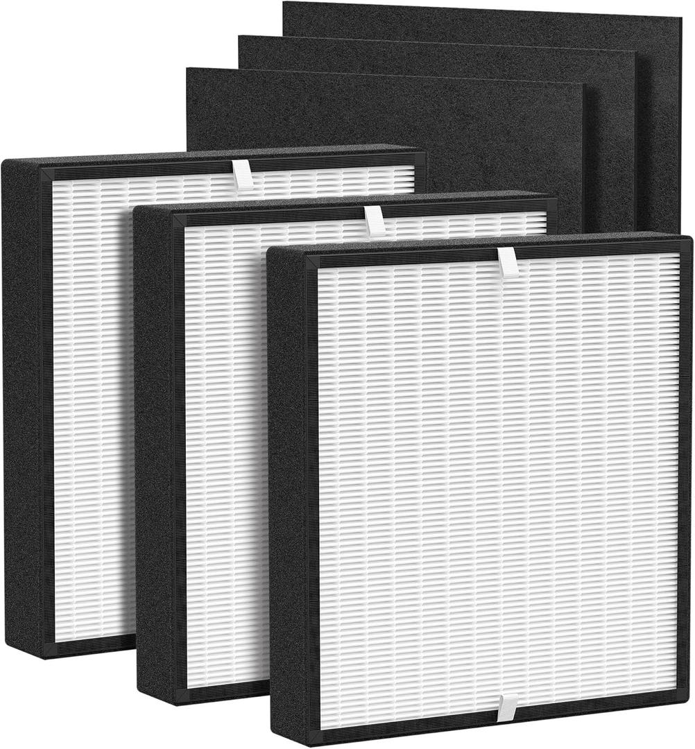 BF35 Replacement Filter Compatible with BF35 for BreatheSmart Classic Air Purifi-er, Includes 3 Premium Filters + 3 Carbon Pre-Filters, 3 Pack