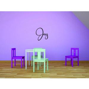 Unique Home Wall Stickers Joy Decal Décor for Bedroom Living Room Nursery - Size: 13 Inch X 20 Inch Unique Home Wall Stickers Joy Decal Décor for Bedroom Living Room Nursery - Size: 13 Inch X 20 Inch