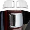 for RAM Tail Lights Cover Trim for RAM 1500 2018-Present Chrome Exterior Accessories 2pcs
