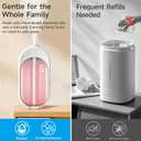 Nimin 6-Speed Aromatherapy Diffuser - Waterless & Cordless Essential Oil Air Freshener for Home, 50ml Portable Oil Diffuser, Ultra Quiet for Office Bedroom Wall Desktop