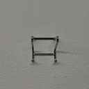 Plate Holder Easel Display Stand - 3 inch Metal Plate Stands for Display - Tabletop Picture Stand - Silver Iron Easels for Display Pictures | Photo Frames | Book | Decorative Plates | Plaque-1 Pack