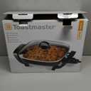 Toastmaster 2-Slice Toaster - Black with Stainless Steel - Kitchen Essential for Sandwich Bread & Breakfast Toast - Toaster with Wide Slots, High Rise Toast Lift & Cool-Touch Exterior