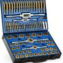 Orion Motor Tech 86pc Tap and Die Set, SAE & Metric Tap Set and Die Tool Set for Internal and External Threading, Coarse and Fine Threading Rethreading Tool Kit with Carrying Case