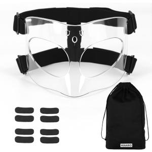 QK02 Nose Guard for Broken Nose, Basketball Face Mask, Sports Face Mask for Men and Women, Adjustable for Adults and Teenagers