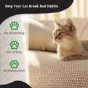 6 x Cat Deterrent Spray - 100% Natural Cat Repellent Spray for Urine Marking & Scratching - Eco Friendly, Safe to Use Around Children and Pets, Safe for Use on Furniture and Fabric, Works Indoor & Outdoor