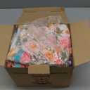 ALVABABY Baby Cloth Diapers 6 Pack with 12 Inserts Cloth Diaper Covers Adjustable Washable Reusable for Baby Girls and Boys 6DM115A (Flower World)