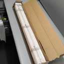 CHICOLOGY Bamboo Roman Shades - Customer Favorite Light Filtering Blinds for Windows, Premium Quality, Ideal for Home, Snow White, 35" W X 64" H