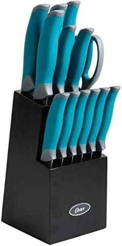 Oster Lindbergh 14 Piece Cutlery Set, Teal