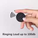 Bluetooth Key Finder Smart Tag Tracker Item Locator with Key Chain, Separate Battery Compartment, for Keys, Luggage, Backpacks (Nutale Findthing)