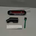 EZ SPARES Replacement dust brush for Miele Vacuum Cleaner, Crevice Tool Soft Flexible Dusting Brush With PP Hair Anti-Static Use On Delicate Surface for Cleaning Furniture & Ceiling Parquet Floor Tool