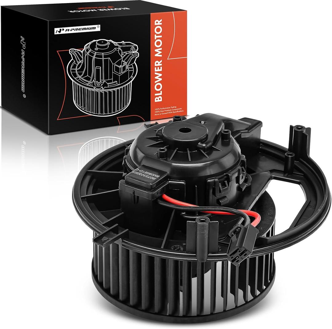 A-Premium Front HVAC Heater Blower Motor Compatible with Volkswagen Tiguan Atlas Jetta GTI & Audi A3 Q3 Quattro S3 TT Quattro & More - Replace# 5Q1819021, 5Q1819021B