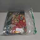 Yinhua Christmas Area Rug 2x3, Xmas Tree Entryway Rug Washable Rugs, Vintage Non-Slip Christmas Rugs for Entryway Soft Low Pile Door Mat for Doorway Bedroom Office Laundry Kitchen Winter Decor, Red