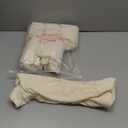 Genina Seat Covers for Dining Room Chair Seat Slipcovers Kitchen Chair Covers (Beige, 6 Pcs)