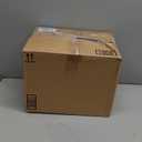 Royal Designs, Inc. BSO-710-12BLK/GL-2 Rectangle Cut Corner Basic Lamp Shade, (5x6.5) x (8x12) x 10, Black with Gold, 2-Pack