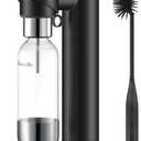 Breville InFizz Fusion Sparkling Drink Carbonator, Black Truffle, Small