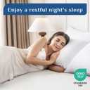 JOLLYVOGUE Pillows Standard Size Set of 4, Washable Supportive Full Size Bed Pillows with Super Soft Down Alternative Fill, Luxury Fluffy Hotel Quality for Side, Back and Stomach Sleepers