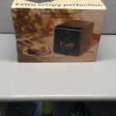 Chefman Air Fryer TurboFry 7-Qt, 6-in-1 High-Powered 450F Cooking for Crispier Results, Compact Space-Saving Design, Air Fry, Bake, Broil, Reheat, Dehydrate, Defrost, Fast & Even Cooking  Black