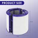 2 Pack 2-in-1 Replacement Filter Compatible with Dyson TP06 HP06 PH02 PH01 PH03 PH04 HP09 TP09 HP07 TP07 TP10 HP10 Air Purifier HEPA + Carbon Pure Cool Hot Humidify Fan, Fit Part #970341-01