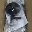 ASGYISA 6-Lights Sputnik Semi Flush Mount Ceiling Light Fixture Modern Metal Black and Gold Chandeliers with E26 Bulb Base Close to Ceiling Light for Kitchen Dining Room Living Room Hallway Bedroom