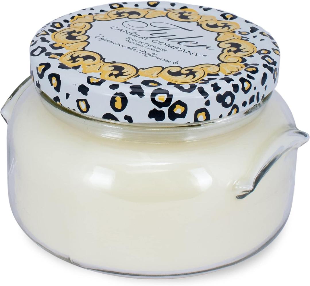Platinum Tyler 22 oz Large Scented Jar Candle,White