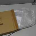 HIYOHIYO Clear Lazy Susan Organizer for Refrigerator Rectangular Fridge Turntable Organizers and Storage Pull Out & 360Rotating for Cabinet, Pantry, Kitchen, Table, Bathroom (1-Pack 13.7"x10.2")