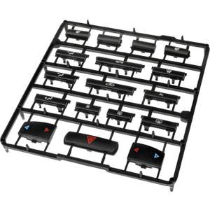 Dorman 76833 HVAC Control Button Kit Compatible with Select Saab Models