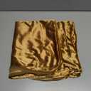 MIULEE Pack of 2 Golden Velvet Throw Pillow Covers 24x24 Inch Soft Solid Decorative Square Set Fall Cushion Cases for Couch Sofa Bedroom