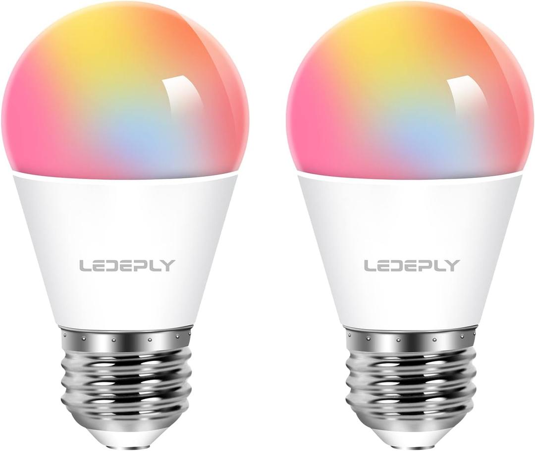 Zigbee A15 Smart Bulbs, Hub Required (Compatible with Hue*, Alexa, Google & ConBee), E26, 5W=40W,400LM Color Changing, Dimmable WiFi Light Bulbs, 2Pack