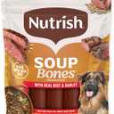 Nutrish Soup Bones Premium Dog Chews with Real Beef and Barley, 6 Chews (Rachael Ray) (EXP 06/01/26)