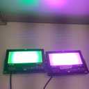 MELPO LED Flood Light Outdoor 800W Equivalent 8000LM Smart RGB Landscape Lighting with APP Control, DIY Scenes - Timing - Warm White 2700K - Color Changing Uplight, IP66 Waterproof US Plug (2Pack)