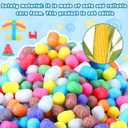 Junkin 2000 Pcs Magic Foam for Craft Bulk Puffs Corn Craft Kit for Preschool DIY Kindergarten School Stem Building Model Toys Stimulates Creativity Supplies Back to School, as pictures shown