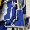 Luxury Sturdy Extra Comfort Backpack Beach Chair/ Bundle of 2 Units (Blue White Stripes)