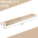 Wenqik 2 Pcs Wall Mounted Shoe Rack 30 Inch Rustic Wood Wall Hanging Shoe Rack Space Saving Footwear Holder Shoe Storage Organizer for Mudroom, Entryway, Closet (Wood Color)