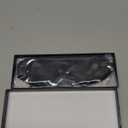 Heated Eye Mask, Mutilplx Cordless Heated Eye Masks for Dry Eyes, Washable Warm Eye Compress Eye Heating Pad for Eye Relief Stye Treatment Improved Sleep Travel (Black)