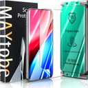 MAYtobe [2-Pack Screen Protector for Samsung Galaxy S20 Ultra Ceramic film with Installation Tray, Easy Installation, 3D Curved, Bubble Free, Anti-Scratch