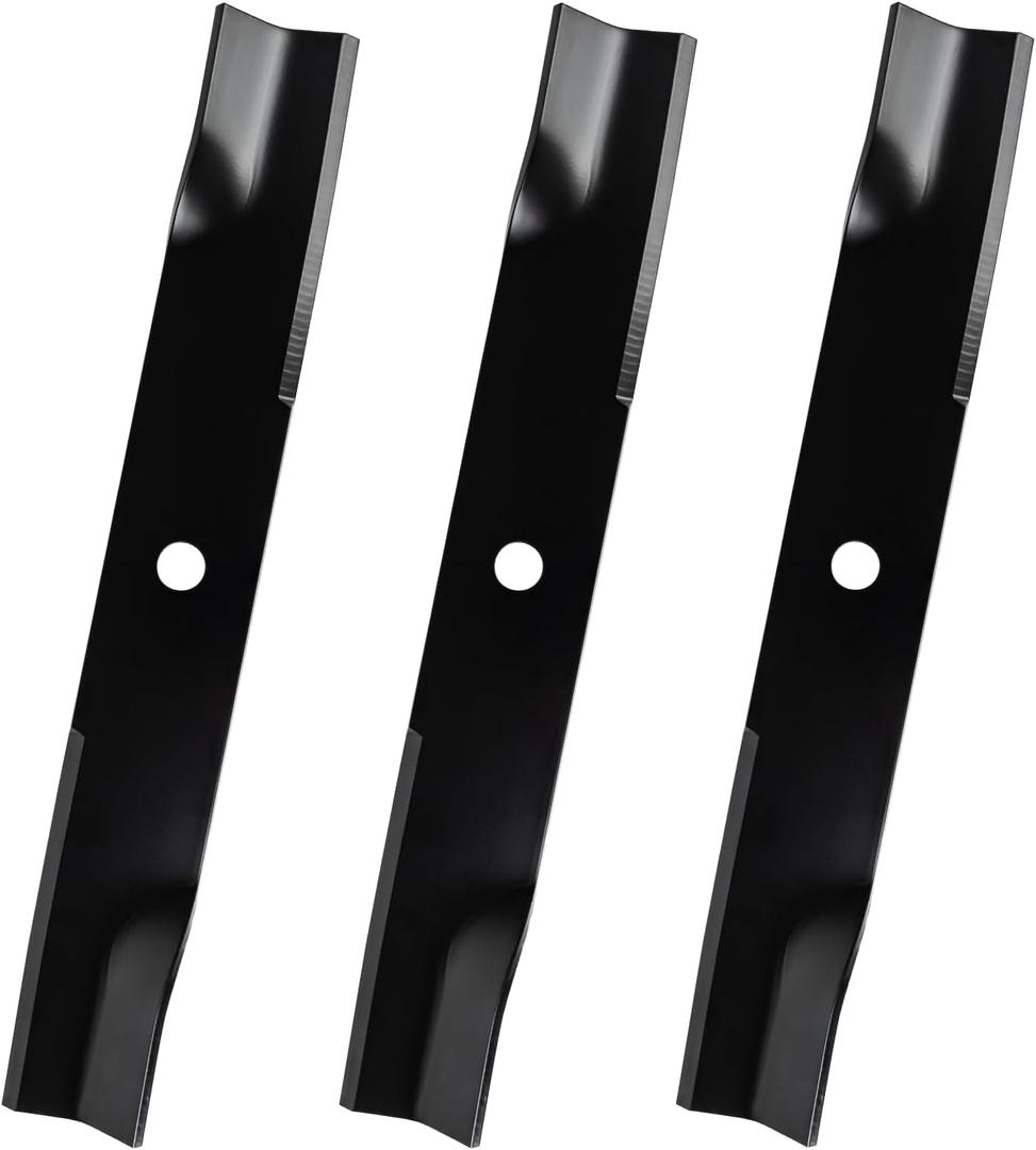 01010168 Mower Blades Compatible with Cub Cad et 50" Deck M50-KHS Z-Force 50, Mulching Blades Fit for GT1500 LT1000 SLT1500, Replace MTD 01010168-0637 01010168-X 92-015, 3 Pack