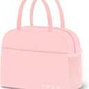 DALINDA Lunch Bag Lunch Box for Women Men Reusable Insulated Lunch Bags for Adults,Leakproof Cute Cooler Lunch Tote Bag, Large Capacity for Work Travel Picnic, PINK